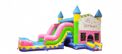 IMG 0878 removebg preview 1680760378 15' Princess Castle (Wet or Dry with Pool) Waterslide